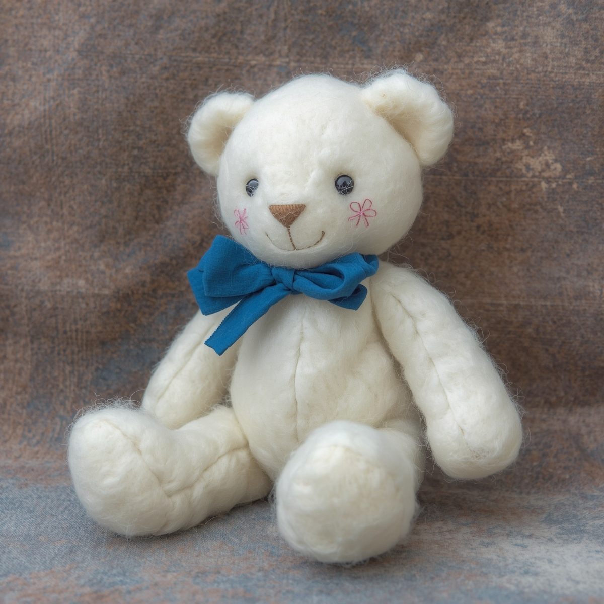 Hand-stitched leather crossbody bag